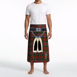 ScotsTee Shop Scottish Wilsons 043 Clan Highland Kilt Sporran Tartan Beach Towel