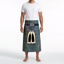 ScotsTee Shop Scottish McKerrell of Hillhouse Dress Clan Highland Kilt Sporran Tartan Beach Towel