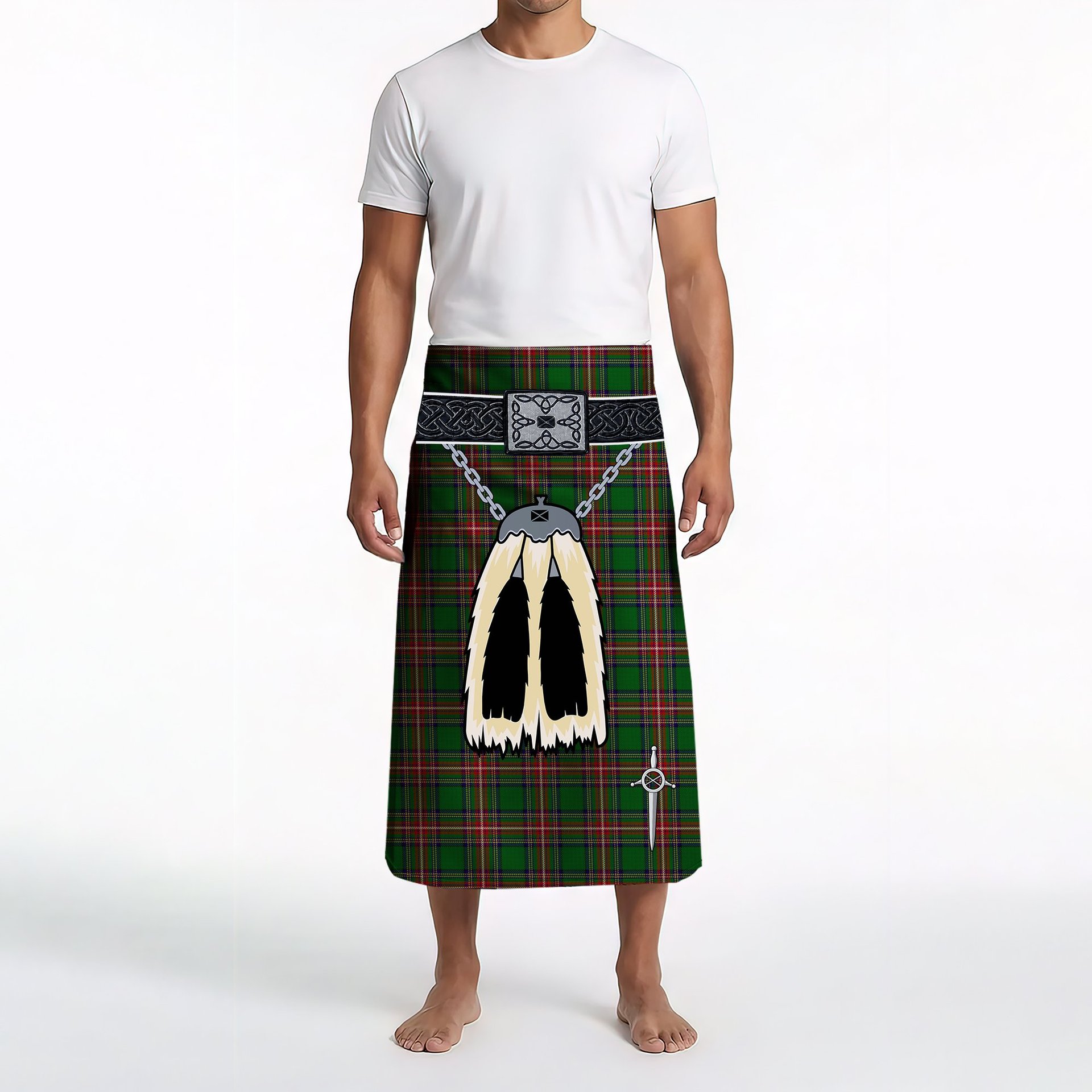 ScotsTee Shop Scottish Seller Clan Highland Kilt Sporran Tartan Beach Towel