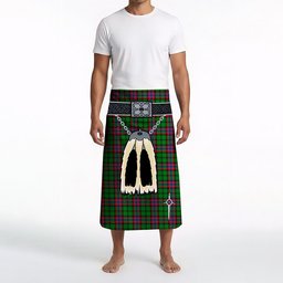 ScotsTee Shop Scottish McGeachie Clan Highland Kilt Sporran Tartan Beach Towel