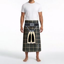 ScotsTee Shop Scottish McCandlish Dress Grey Clan Highland Kilt Sporran Tartan Beach Towel