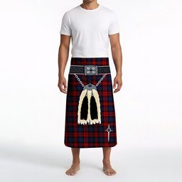 ScotsTee Shop Scottish McLaughlin Clan Highland Kilt Sporran Tartan Beach Towel