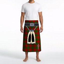 ScotsTee Shop Scottish Wilsons 099 Clan Highland Kilt Sporran Tartan Beach Towel