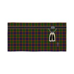 ScotsTee Shop Scottish Stevenson Old Clan Highland Kilt Sporran Tartan Beach Towel
