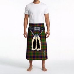 ScotsTee Shop Scottish Stevenson Old Clan Highland Kilt Sporran Tartan Beach Towel