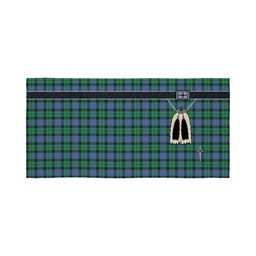 ScotsTee Shop Scottish Morrison Ancient Clan Highland Kilt Sporran Tartan Beach Towel