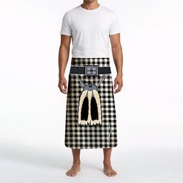 ScotsTee Shop Scottish Shepherd Clan Highland Kilt Sporran Tartan Beach Towel