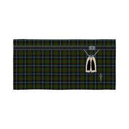 ScotsTee Shop Scottish MacRae Hunting Clan Highland Kilt Sporran Tartan Beach Towel