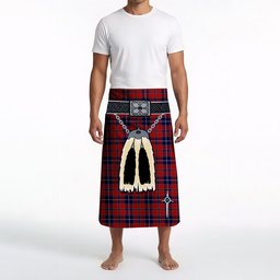 ScotsTee Shop Scottish Wishart Dress Clan Highland Kilt Sporran Tartan Beach Towel
