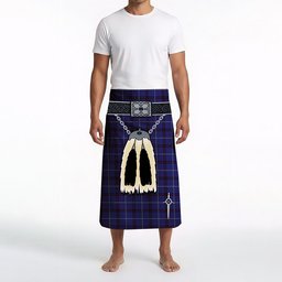 ScotsTee Shop Scottish McCallie Clan Highland Kilt Sporran Tartan Beach Towel
