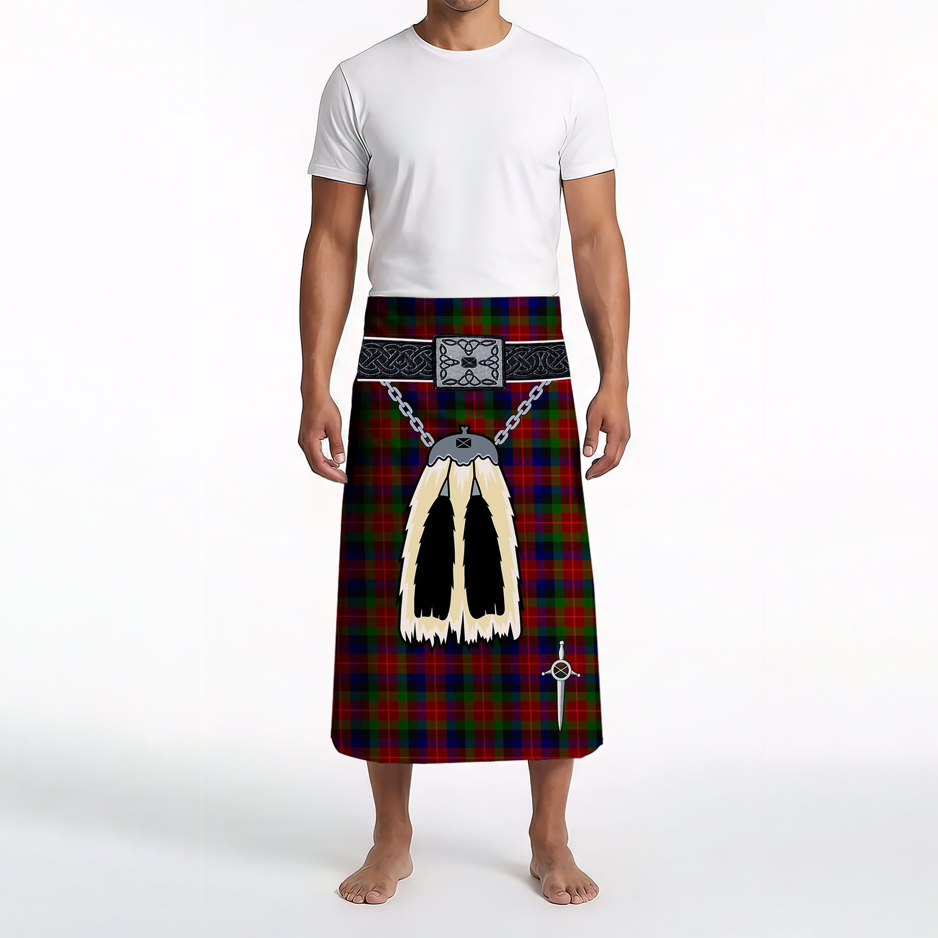 ScotsTee Shop Scottish Tennant SC Clan Highland Kilt Sporran Tartan Beach Towel