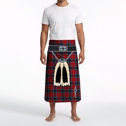 ScotsTee Shop Scottish MacTavish Clan Highland Kilt Sporran Tartan Beach Towel