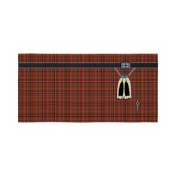ScotsTee Shop Scottish Ogilvie (Ogilvy) of Strathallan Clan Highland Kilt Sporran Tartan Beach Towel
