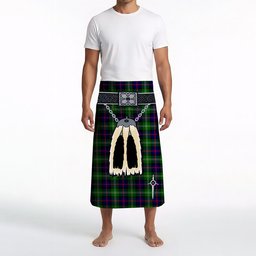 ScotsTee Shop Scottish Sutherland Modern Clan Highland Kilt Sporran Tartan Beach Towel