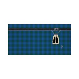 ScotsTee Shop Scottish Sutherland Hunting Modern Clan Highland Kilt Sporran Tartan Beach Towel