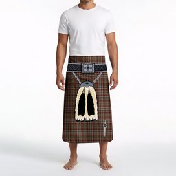ScotsTee Shop Scottish Nicolson Hunting Weathered Clan Highland Kilt Sporran Tartan Beach Towel