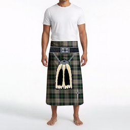 ScotsTee Shop Scottish MacSheehy Clan Highland Kilt Sporran Tartan Beach Towel