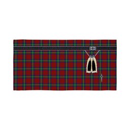 ScotsTee Shop Scottish Ruthven VS Clan Highland Kilt Sporran Tartan Beach Towel