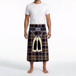 ScotsTee Shop Scottish Stewart Navy Clan Highland Kilt Sporran Tartan Beach Towel