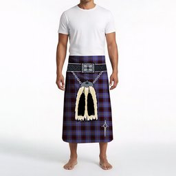 ScotsTee Shop Scottish Rutherford Clan Highland Kilt Sporran Tartan Beach Towel