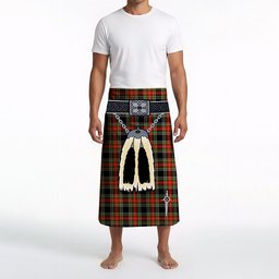 ScotsTee Shop Scottish Stewart High Stewards (Stewart Black) Clan Highland Kilt Sporran Tartan Beach Towel