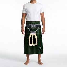 ScotsTee Shop Scottish MacStumer Hunting Clan Highland Kilt Sporran Tartan Beach Towel