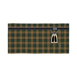 ScotsTee Shop Scottish MacShane Clan Highland Kilt Sporran Tartan Beach Towel