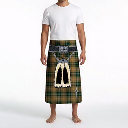 ScotsTee Shop Scottish MacShane Clan Highland Kilt Sporran Tartan Beach Towel