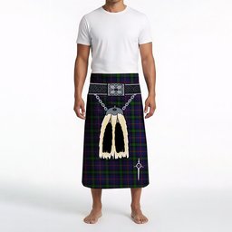 ScotsTee Shop Scottish McClafferty Clan Highland Kilt Sporran Tartan Beach Towel
