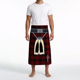 ScotsTee Shop Scottish Menzies Hunting Clan Highland Kilt Sporran Tartan Beach Towel