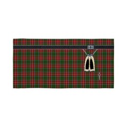 ScotsTee Shop Scottish MacWhirter Clan Highland Kilt Sporran Tartan Beach Towel