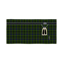 ScotsTee Shop Scottish Stewart Hunting Clan Highland Kilt Sporran Tartan Beach Towel