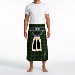 ScotsTee Shop Scottish Stewart Hunting Clan Highland Kilt Sporran Tartan Beach Towel