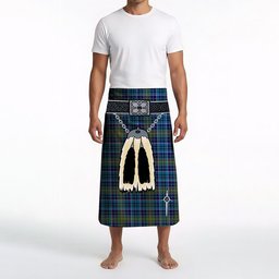 ScotsTee Shop Scottish O_Sullivan Clan Highland Kilt Sporran Tartan Beach Towel