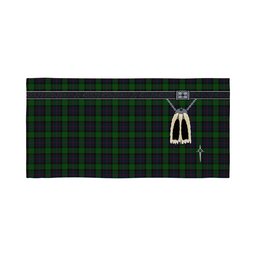 ScotsTee Shop Scottish MacWilliam Clan Highland Kilt Sporran Tartan Beach Towel