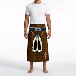 ScotsTee Shop Scottish MacRurie or MacRory Clan Highland Kilt Sporran Tartan Beach Towel