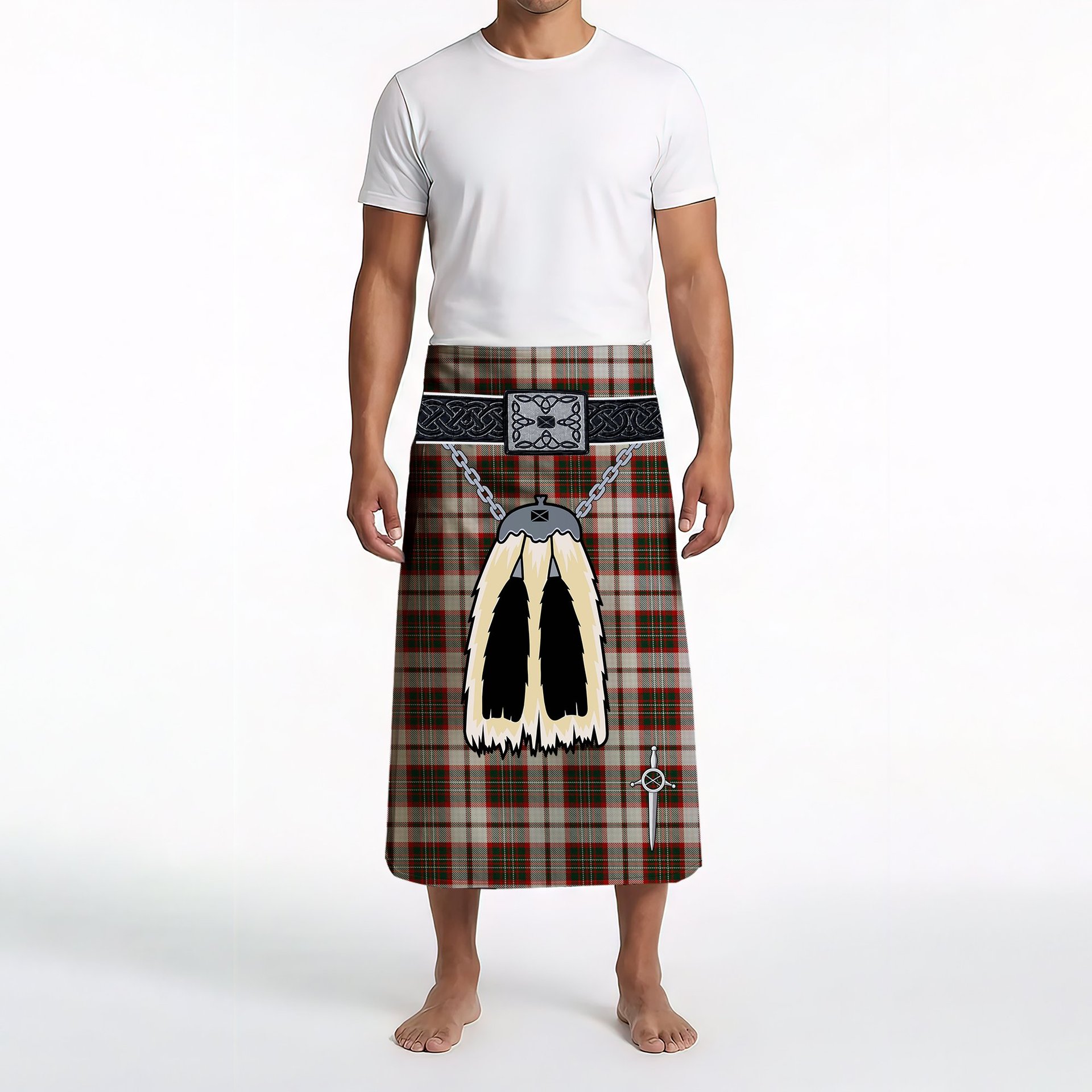 ScotsTee Shop Scottish Scott Dress Clan Highland Kilt Sporran Tartan Beach Towel