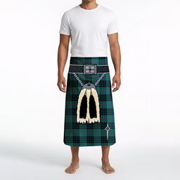 ScotsTee Shop Scottish Morgan Ancient Clan Highland Kilt Sporran Tartan Beach Towel
