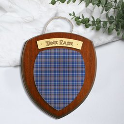 ScotsTee Shop Scottish Alexander of Menstry Ancient Clan Tartan Wooden Wall Plaque Personalize with Your Name