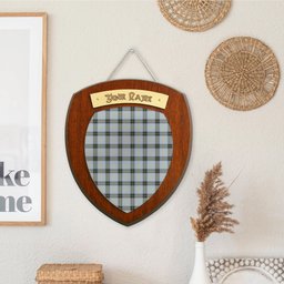 ScotsTee Shop Scottish Bell of the Borders Ancient Clan Tartan Wooden Wall Plaque Personalize with Your Name