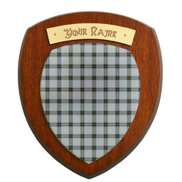 ScotsTee Shop Scottish Bell of the Borders Ancient Clan Tartan Wooden Wall Plaque Personalize with Your Name