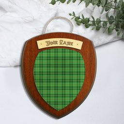 ScotsTee Shop Scottish Boyle SC Clan Tartan Wooden Wall Plaque Personalize with Your Name