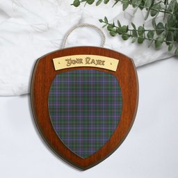 ScotsTee Shop Scottish Couper Clan Tartan Wooden Wall Plaque Personalize with Your Name