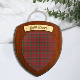 ScotsTee Shop Scottish Dalziel Clan Tartan Wooden Wall Plaque Personalize with Your Name