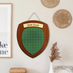 ScotsTee Shop Scottish Cranston Clan Tartan Wooden Wall Plaque Personalize with Your Name
