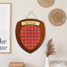 ScotsTee Shop Scottish Duke of Rothesay Modern Clan Tartan Wooden Wall Plaque Personalize with Your Name