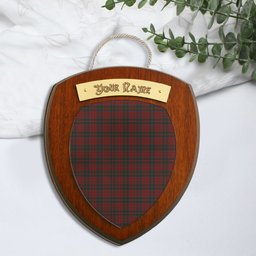 ScotsTee Shop Scottish Donald of Glencoe Clan Tartan Wooden Wall Plaque Personalize with Your Name