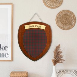 ScotsTee Shop Scottish Donald of Glencoe Clan Tartan Wooden Wall Plaque Personalize with Your Name