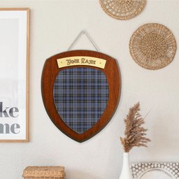 ScotsTee Shop Scottish Clark (Lion) Clan Tartan Wooden Wall Plaque Personalize with Your Name