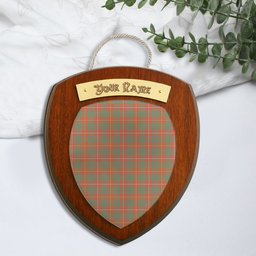 ScotsTee Shop Scottish Bruce Ancient Clan Tartan Wooden Wall Plaque Personalize with Your Name